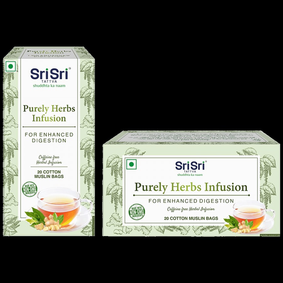 Sri Sri Tattva Purely Herbs Infusion - For Enhanced Digestion