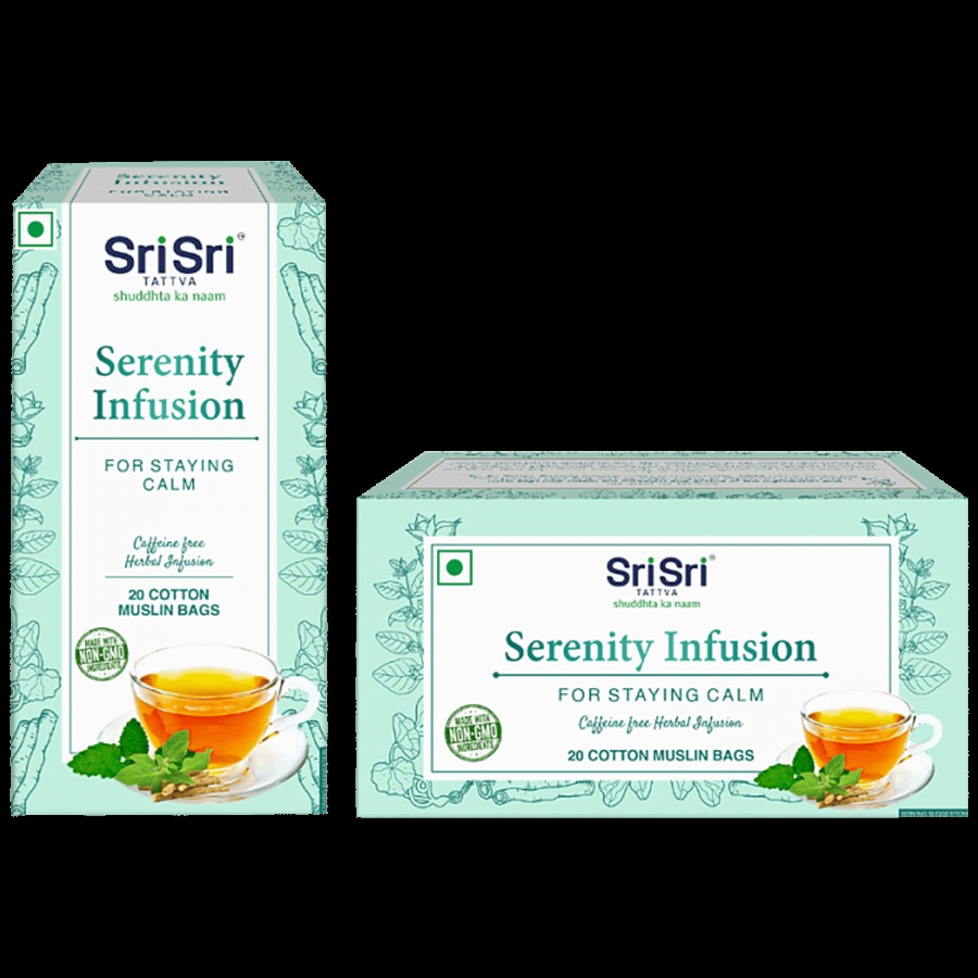 Sri Sri Tattva Serenity Infusion - Helps To Stay Calm