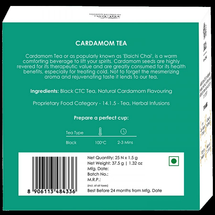 TGL Co. Cardamom - Black Tea Bags