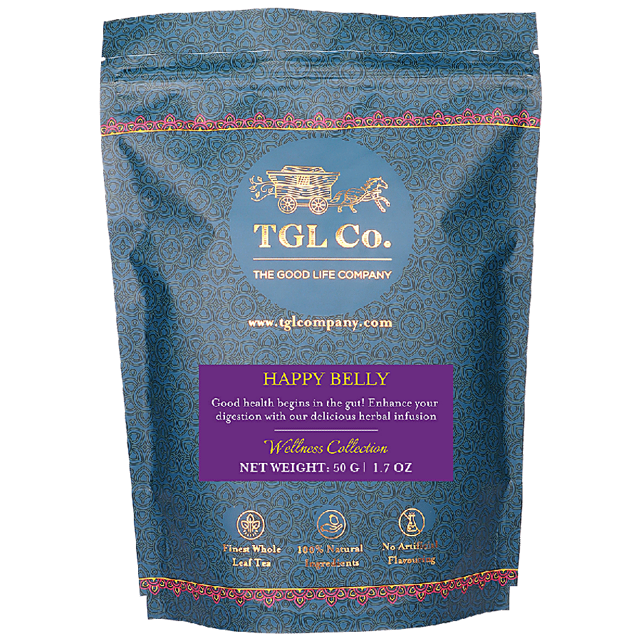 TGL Co. Happy Belly Soothing Herbal Tea for Belly