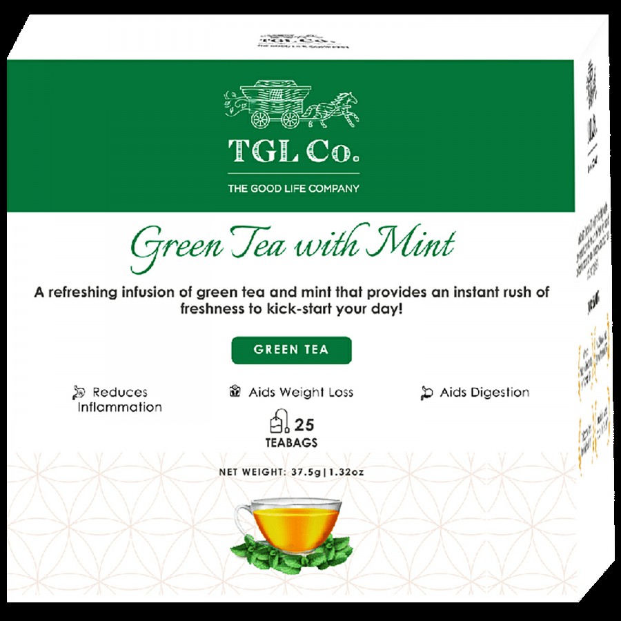 TGL Co. Mint Green Tea Bags