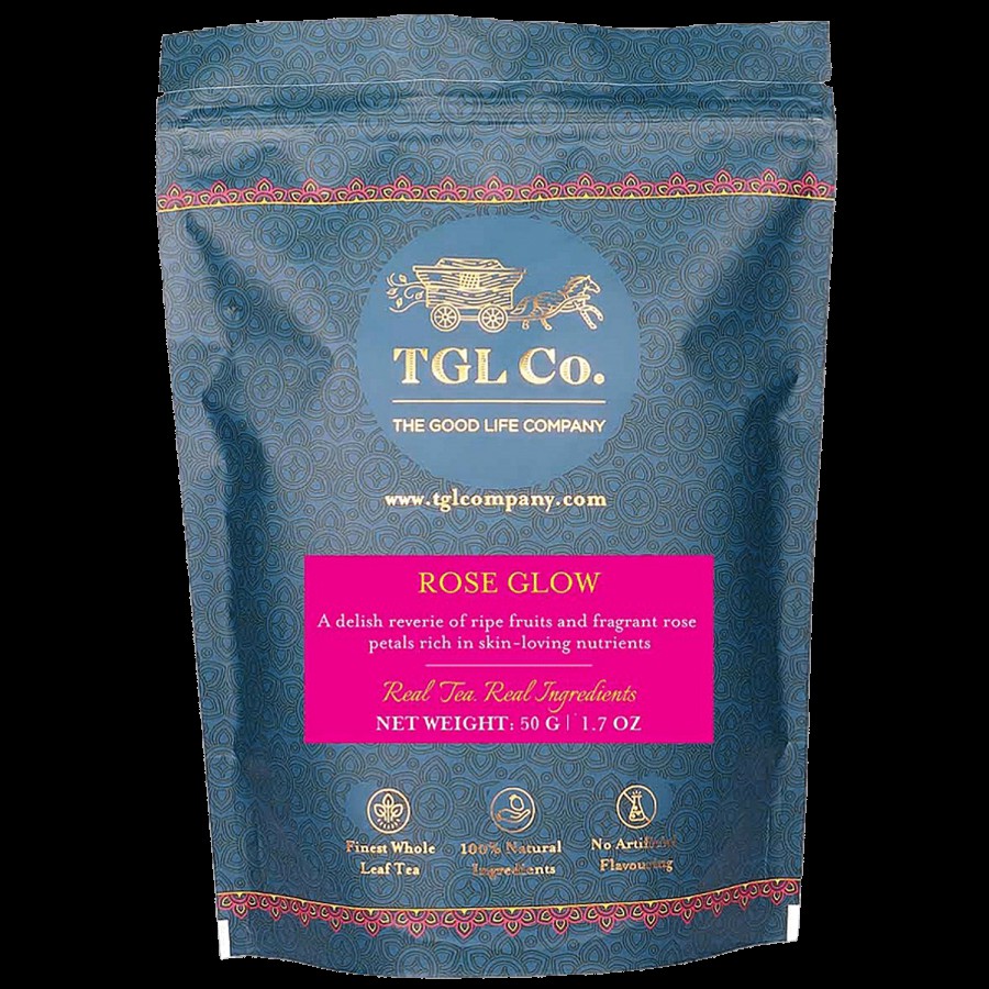 TGL Co. Rose Glow Black Tea Make Brew Iced Tea or Hot Tea