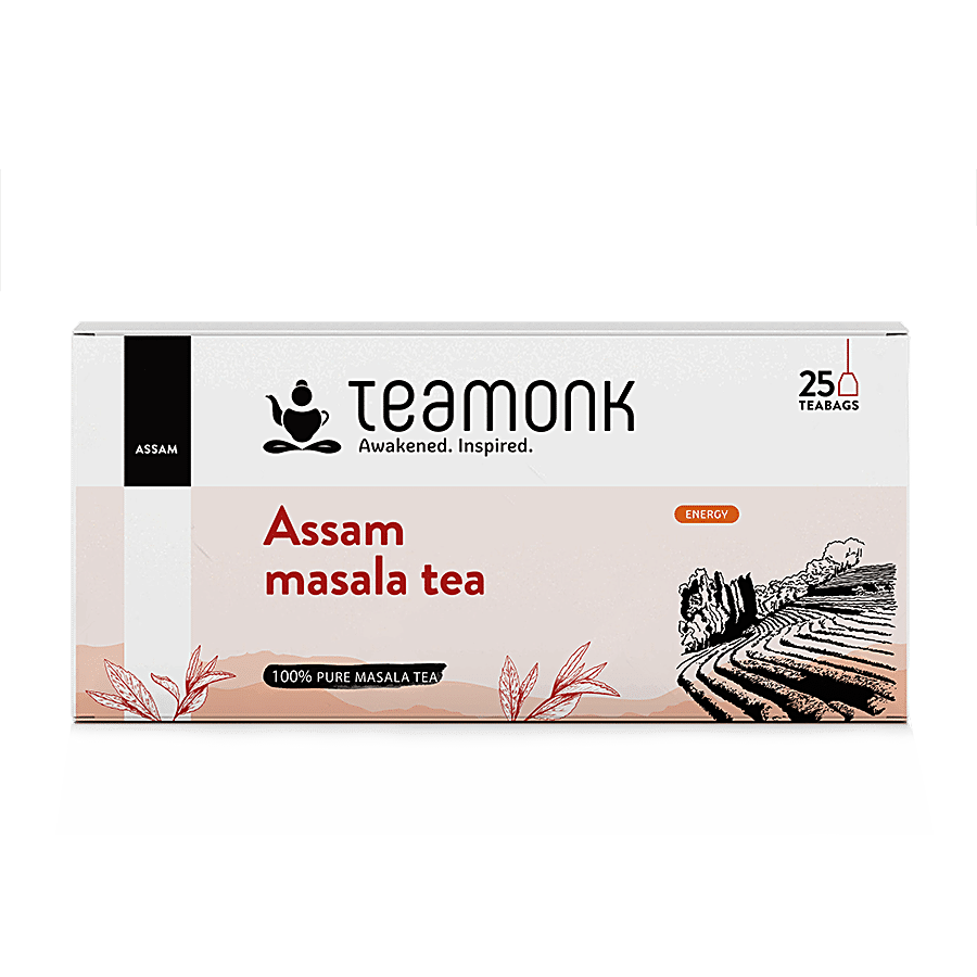 Teamonk Assam Masala Chai/Tea - Provides Energy