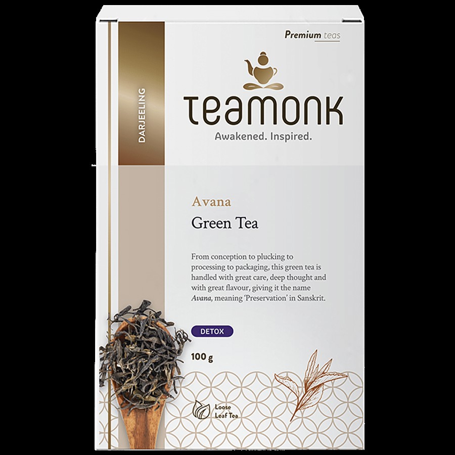 Teamonk Avana Darjeeling Green Tea