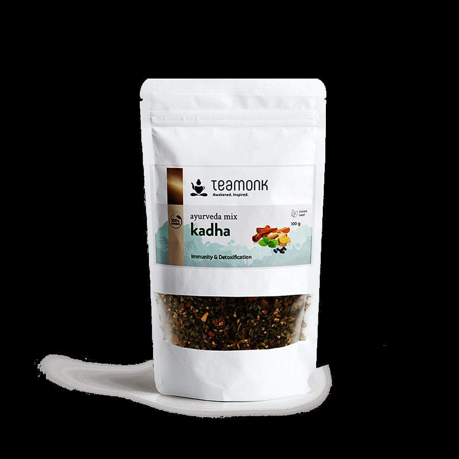 Teamonk Ayurveda Mix Kadha Herbal Tea - Boosts Immunity