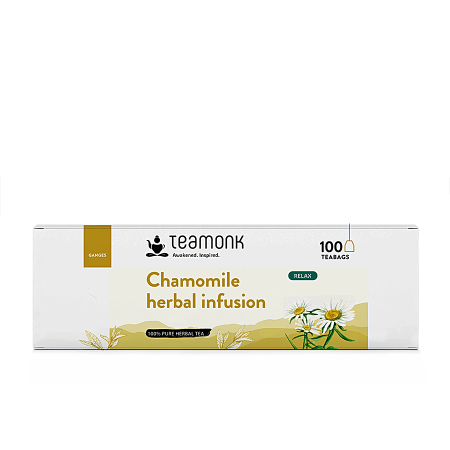 Teamonk Chamomile Herbal Infusion - Helps To Relax