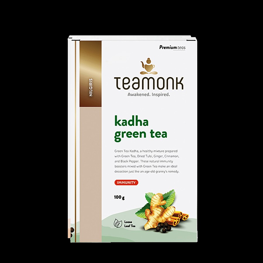 Teamonk Kadha Green Tea - Boosts Immunity