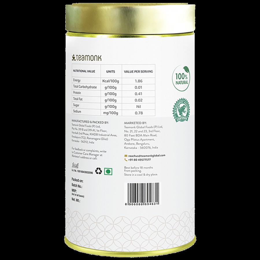 Teamonk Koen Rose Green Tea - Provides Glowing Skin & Boosts Immunity