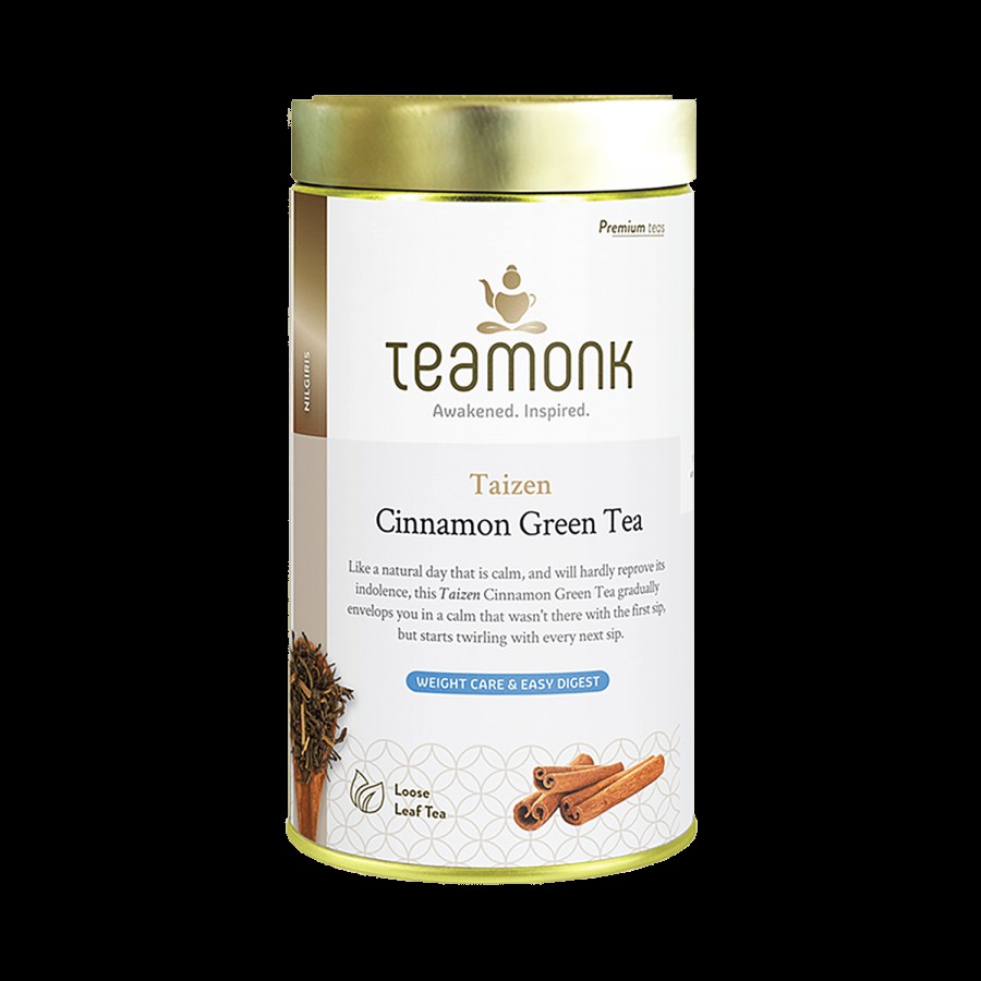 Teamonk Nilgiri Green Tea - Taizen Cinnamon