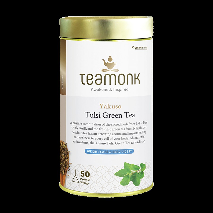 Teamonk Nilgiri Green Tea - Yakuso Tulsi