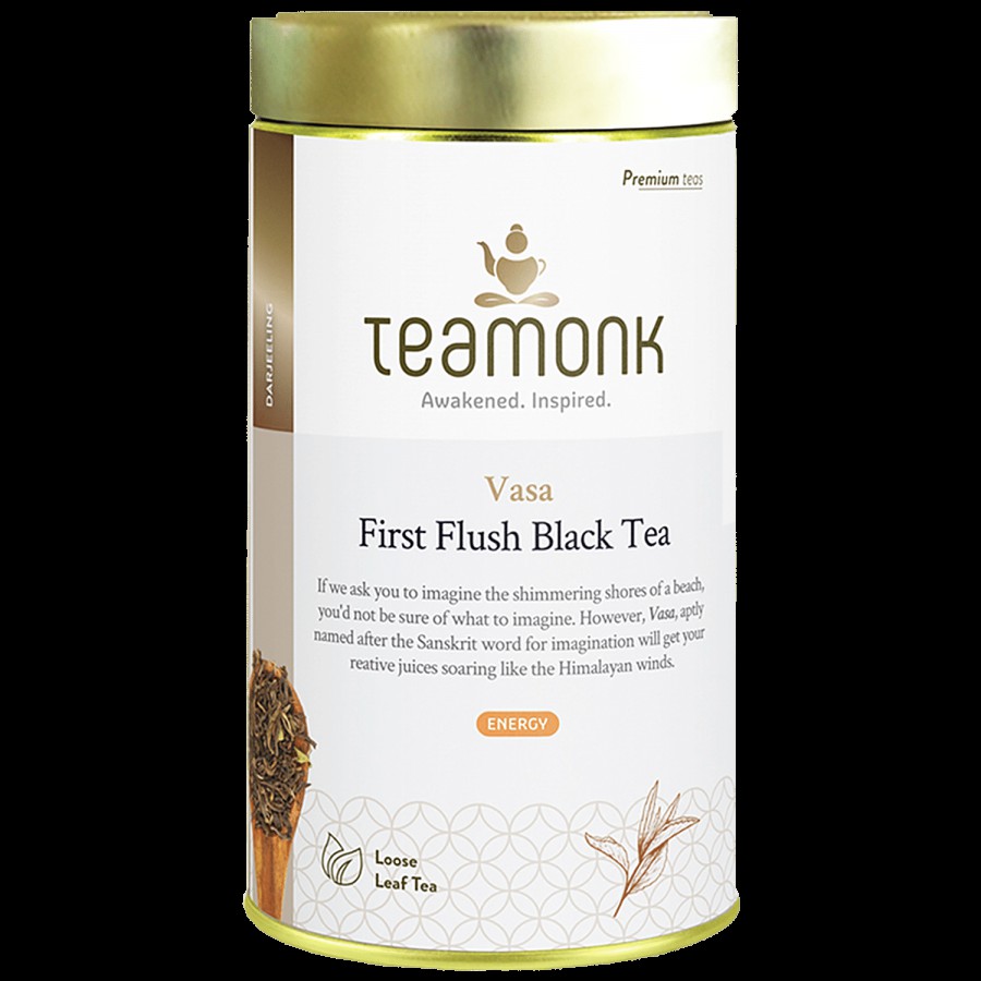 Teamonk Vasa First Flush Black Tea - Rich In Antioxidants & Fragrance