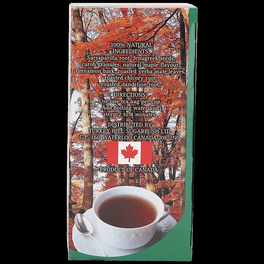 Turkey Hill Maple Syrup Infused Herbal Tea - Provides Refreshing Feeling