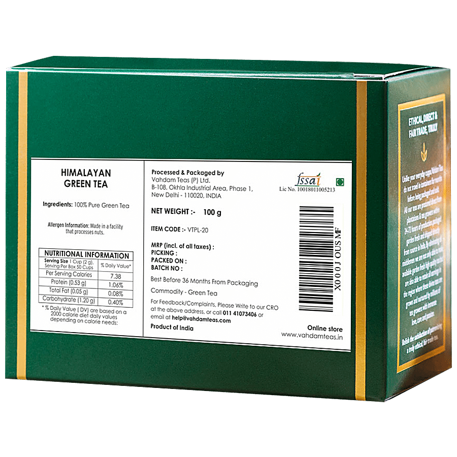 Vahdam  Himalayan Green Tea