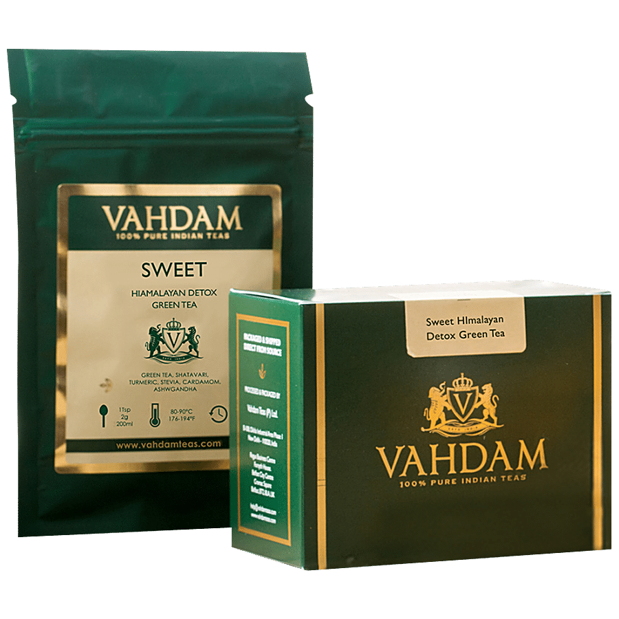 Vahdam  Sweet Himalayan Detox Green Tea