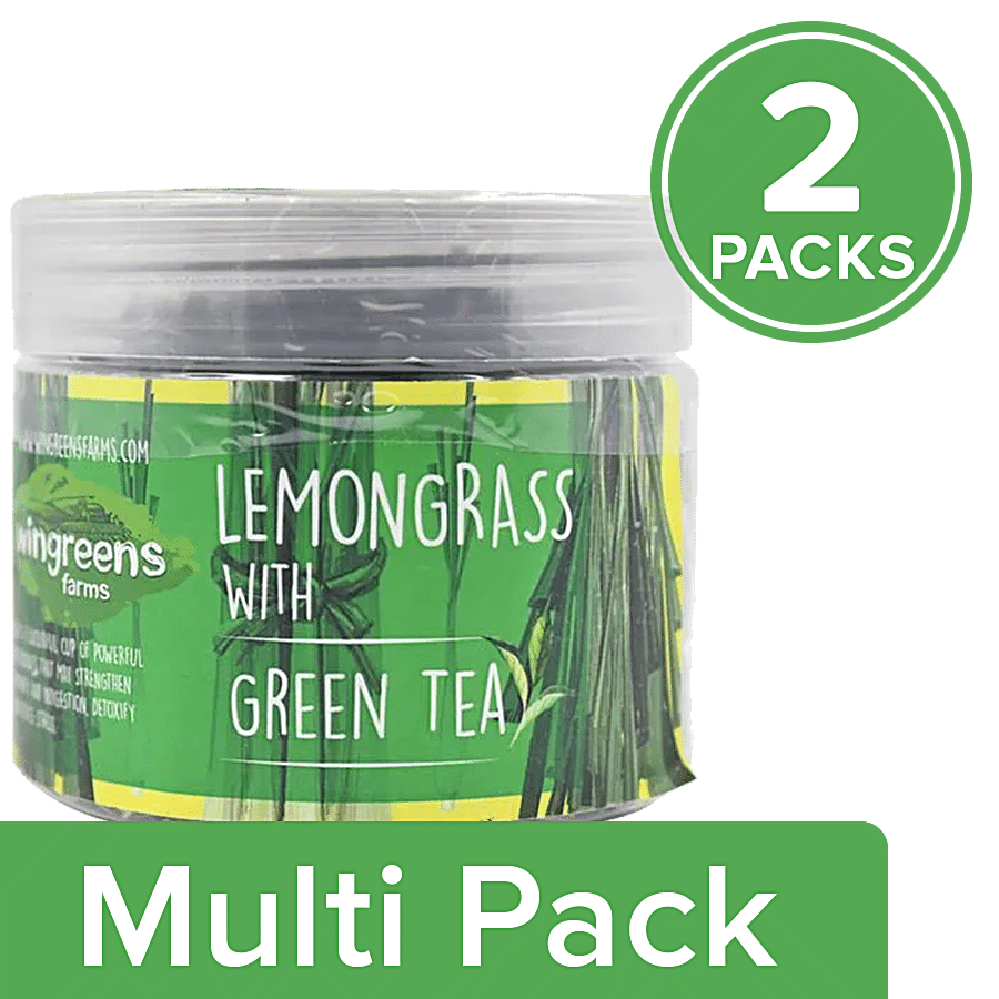 Wingreens Farms Lemongrass With Green Tea