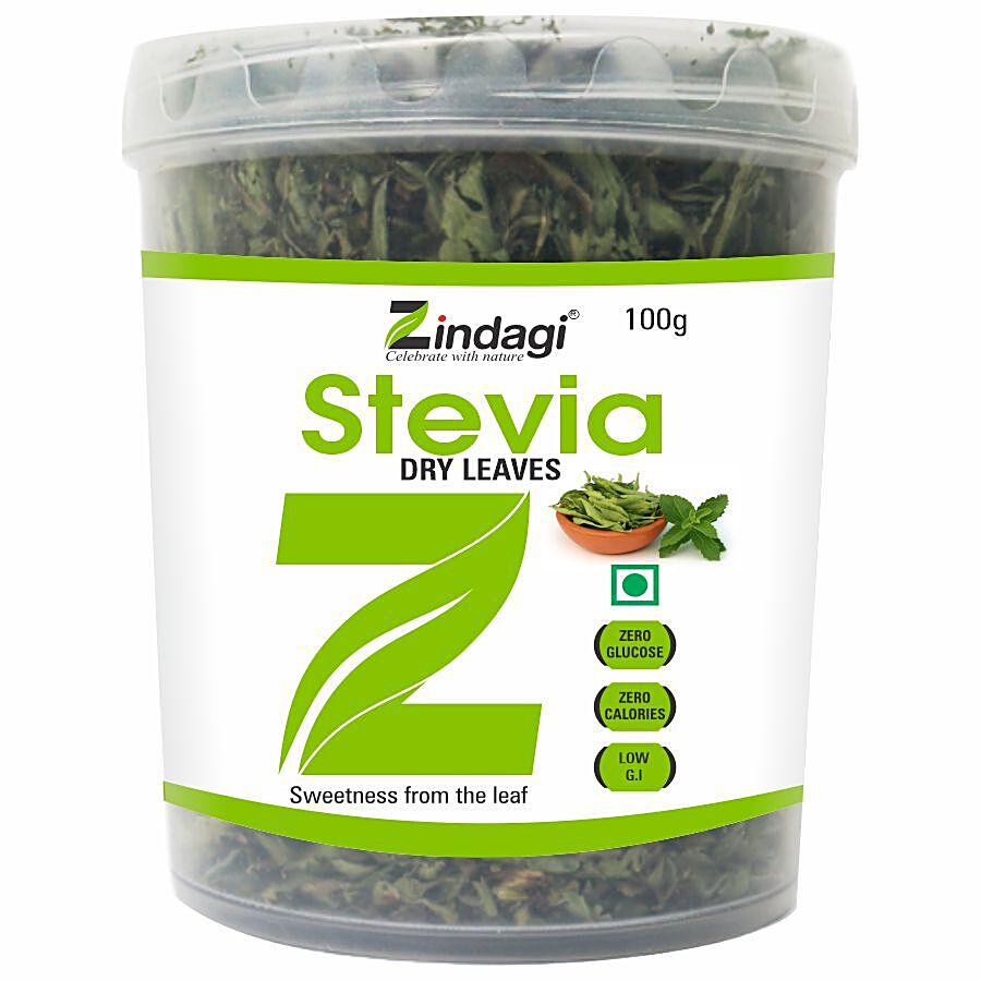 Zindagi Stevia Dry Leaves - Natural Sugar-Free Sweetener