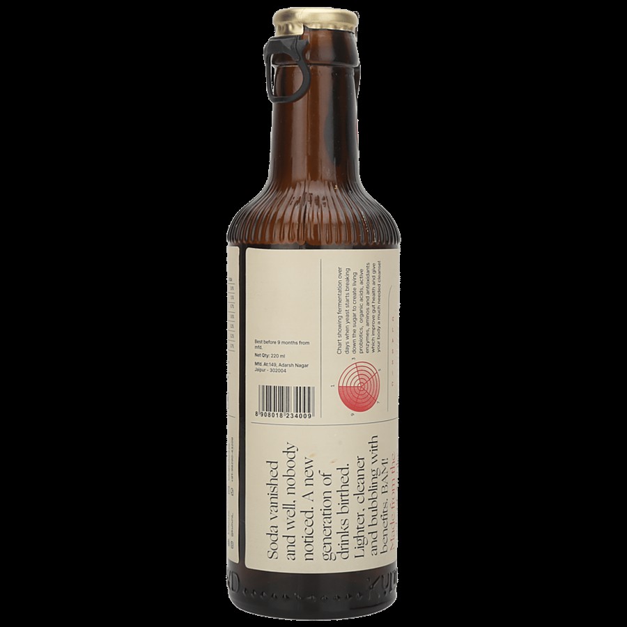 Kultur'd Kombucha Apple Cinnamon - Blend Of Prebiotics & Probiotics