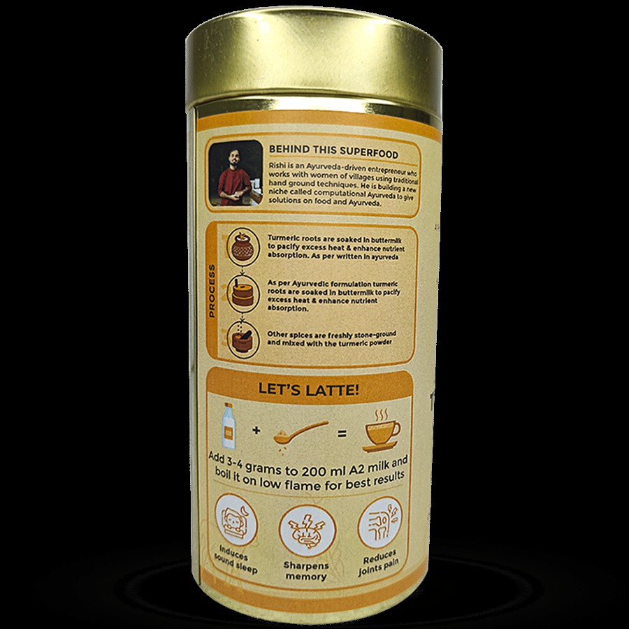 Anveshan Turmeric Latte Powder Ashwagandha Mix - Haldi Doodh Mix