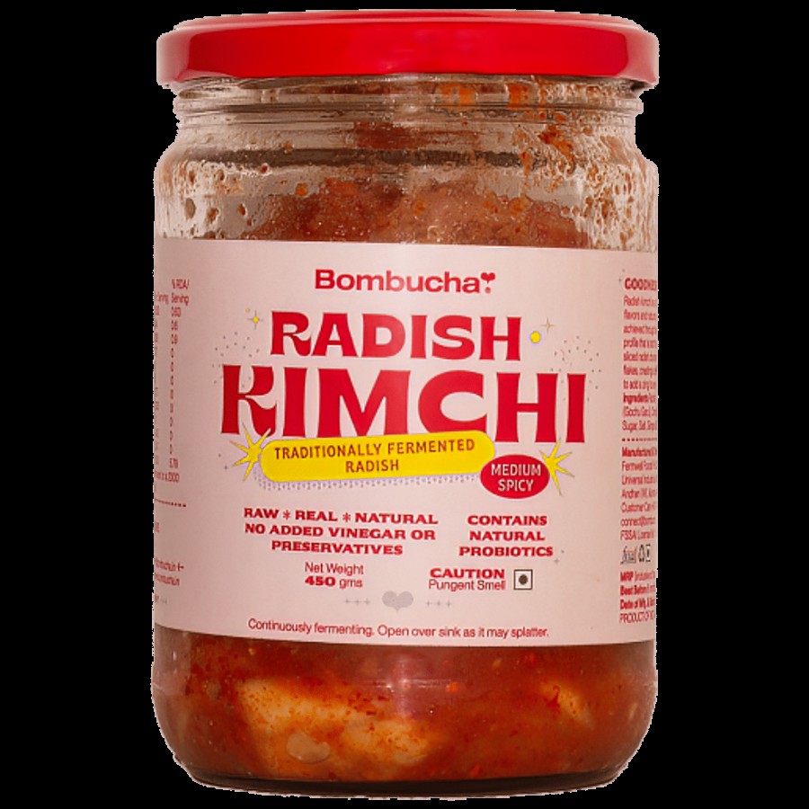 Bombucha Radish Kimchi - Fermented Kkakdugi