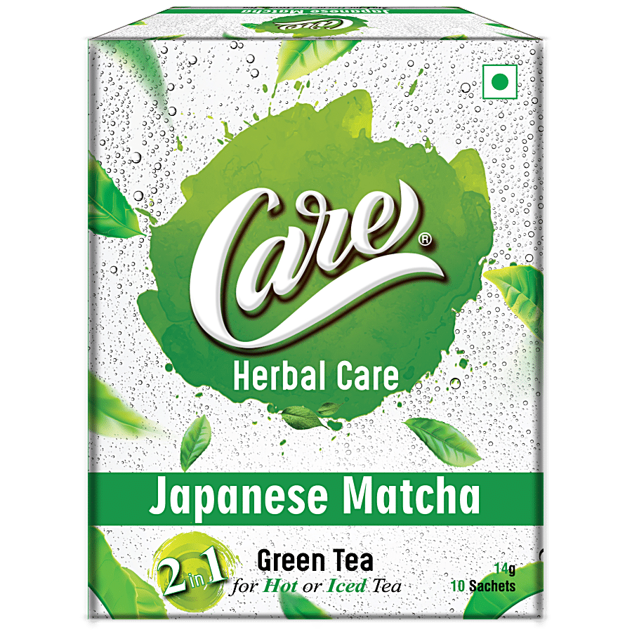 Care Japanese Matcha Tea - 2 In 1 For Hot or Iced