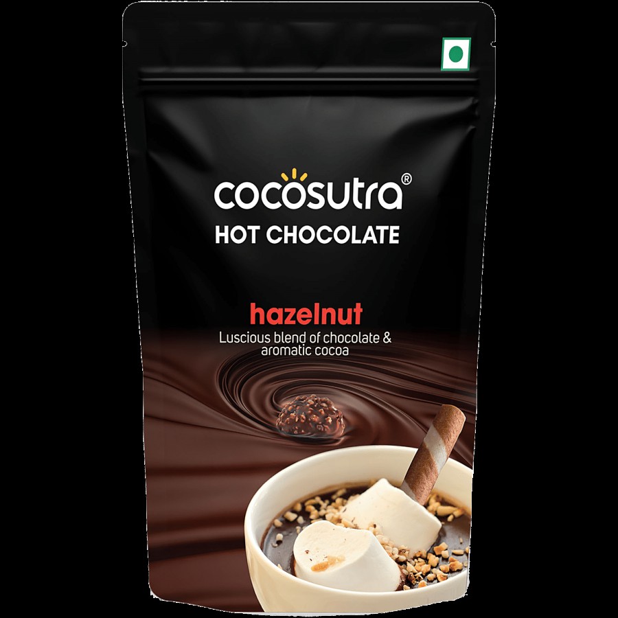 Cocosutra Hazelnut Drinking Chocolate Mix - Enjoy Hot Or Cold