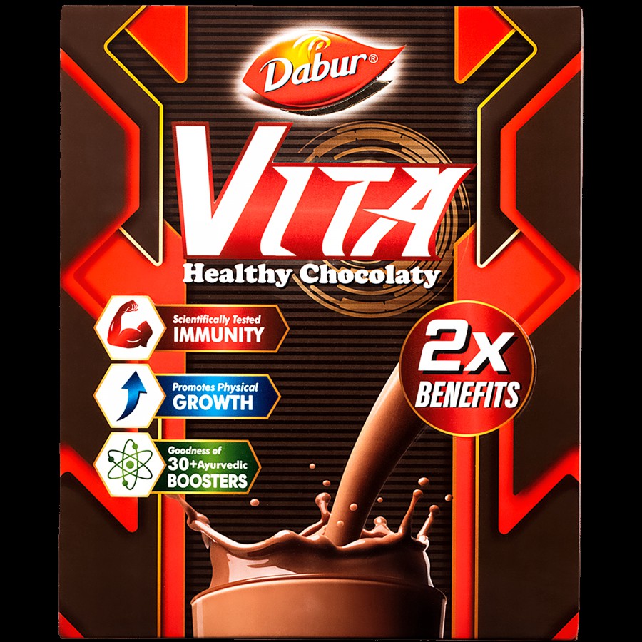 Dabur Vita Powder - Chocolate Nutrition Drink For Wholesome Growth