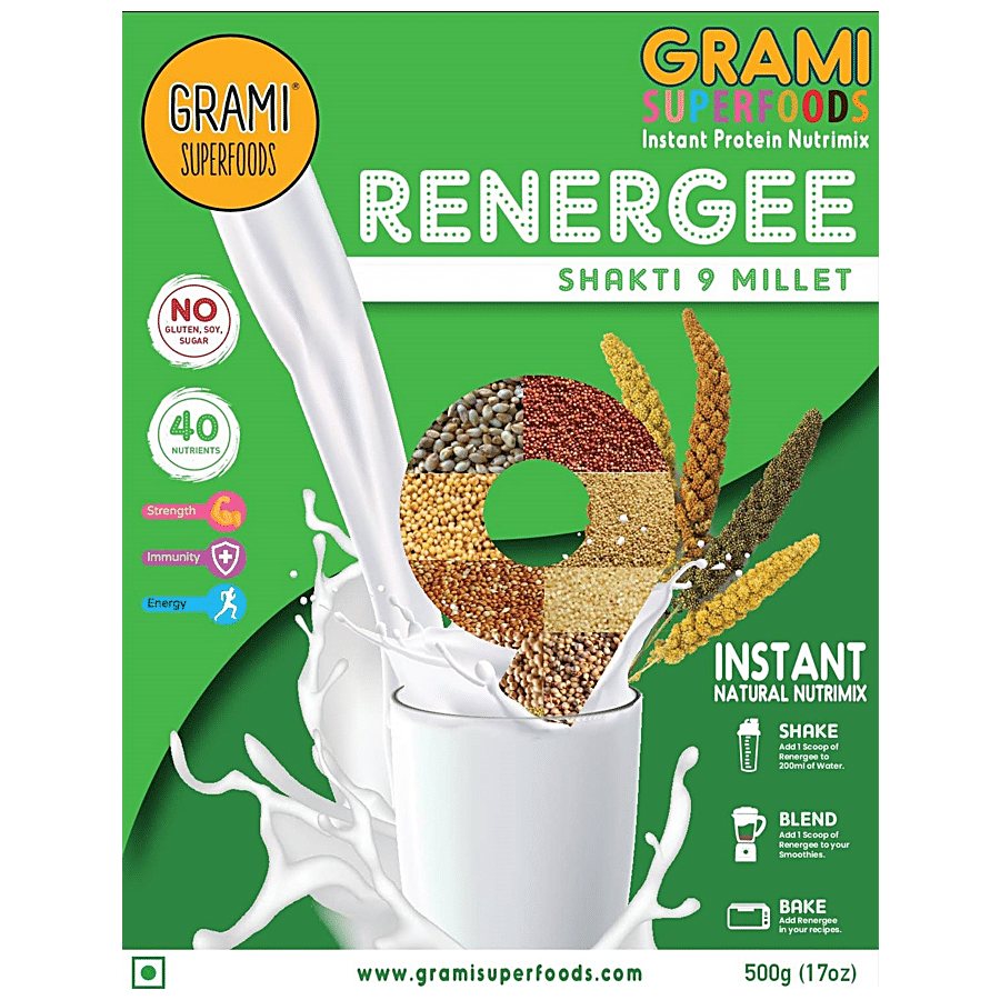 GRAMI SUPERFOODS Renergee Shakti Plan - Instant Nutrimix