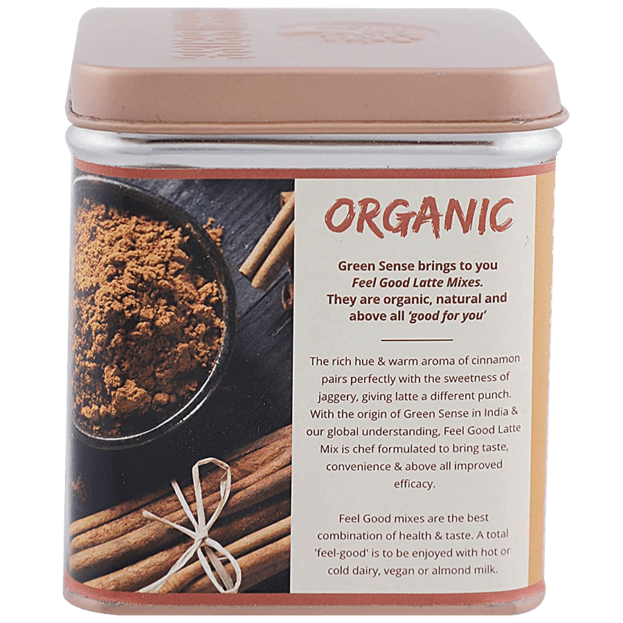 Green Sense Organic Feel Good Latte Mix - Cinnamon With Spices