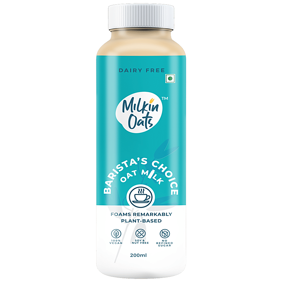 MilkinOats Barista's Choice Oat Milk - Foams Remarkably Plant Based