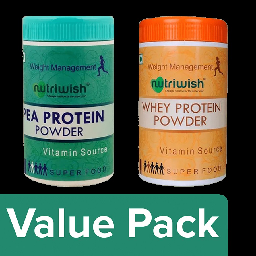 Nutriwish Pea Protein Powder Super Food - Rich Source Of Vitamin