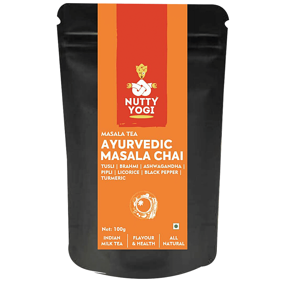 Nutty Yogi Ayurvedic Masala Chai/Tea - Tulsi Extract