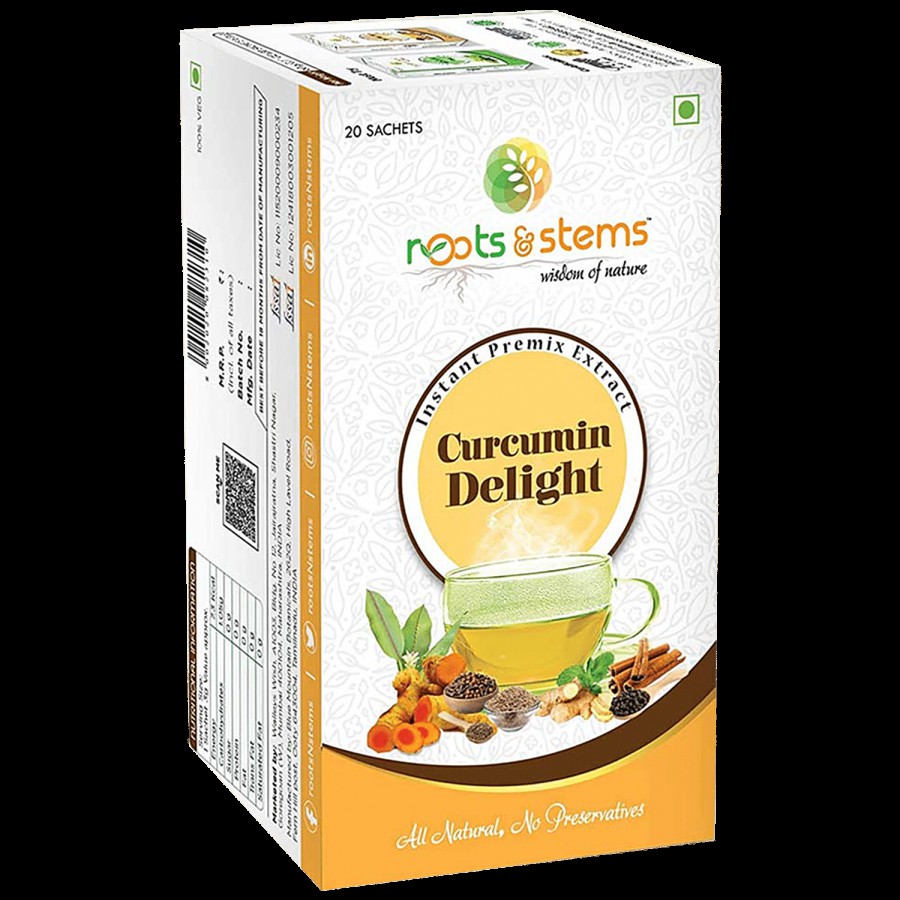 ROOTS & STEMS Curcumin Delight Premix