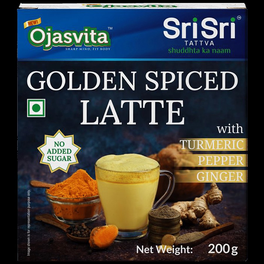 Sri Sri Tattva Ojasvita Golden Spiced Latte - With Turmeric