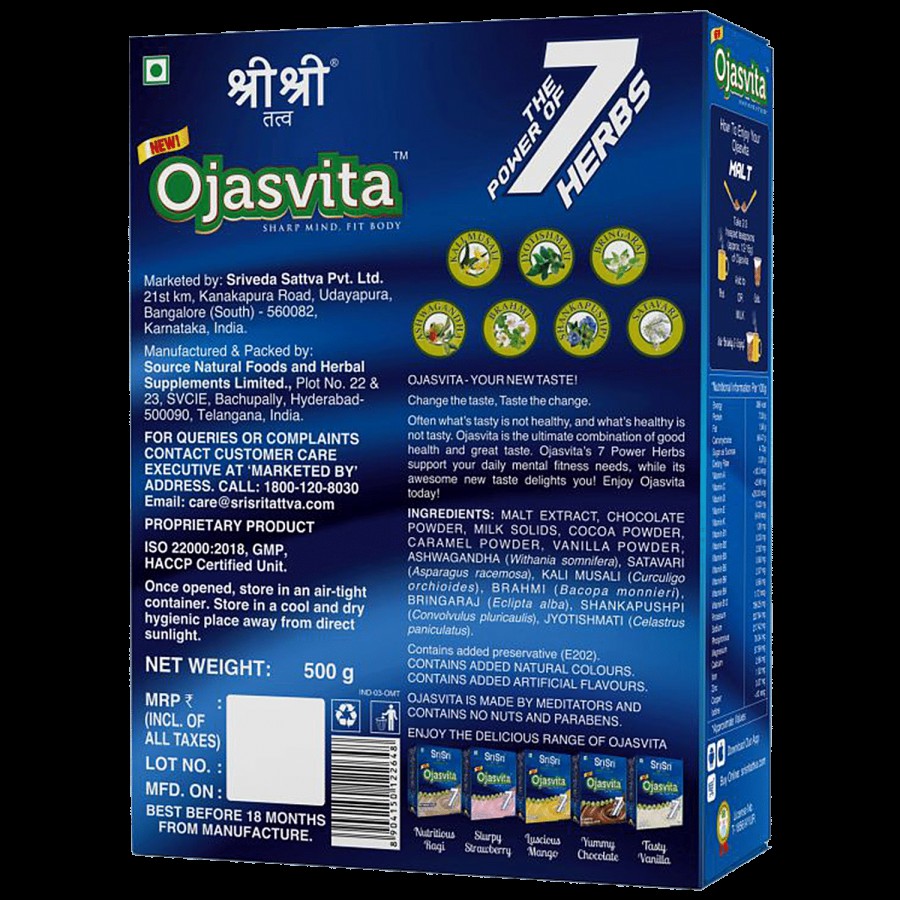 Sri Sri Tattva Ojasvita Malt Powder