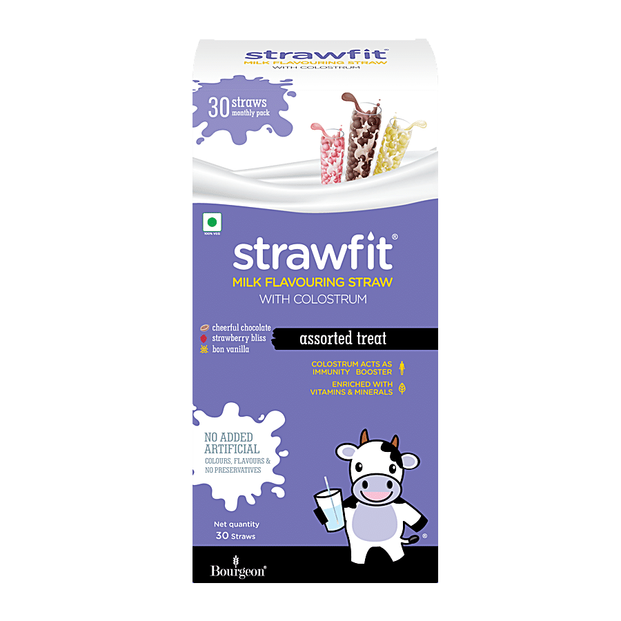 Strawfit Milk Flavoring Straw With Colostrum