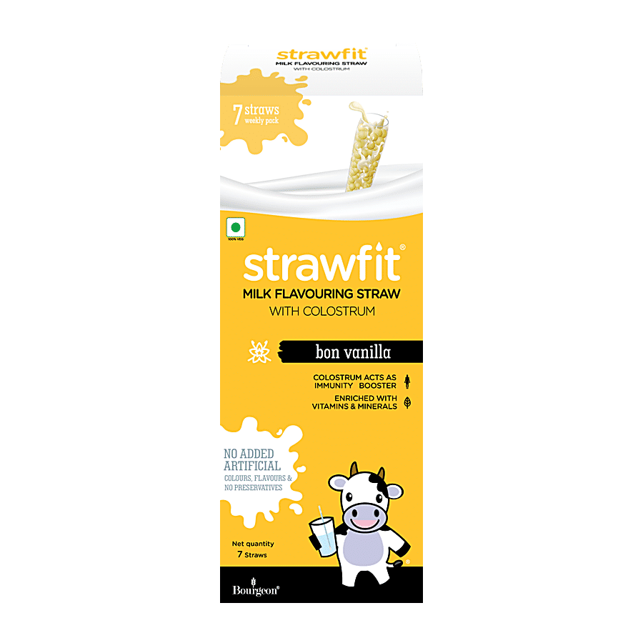 Strawfit Milk Flavoring Straw With Colostrum