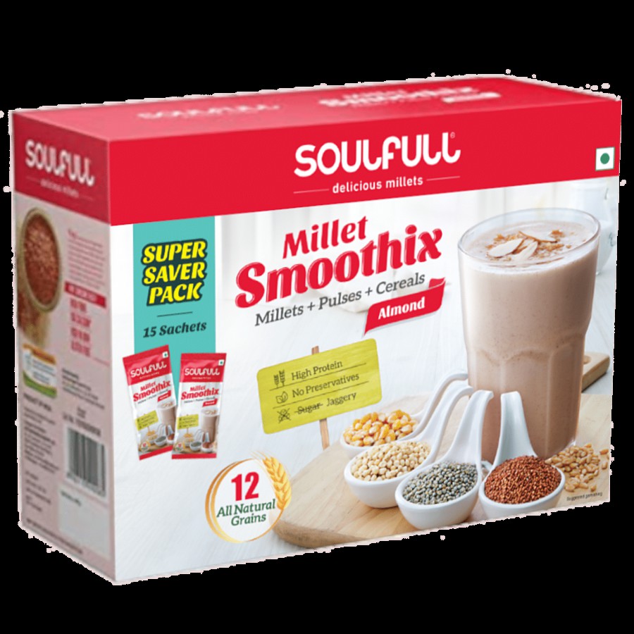 Tata Soulfull Millet Smoothix - Almond