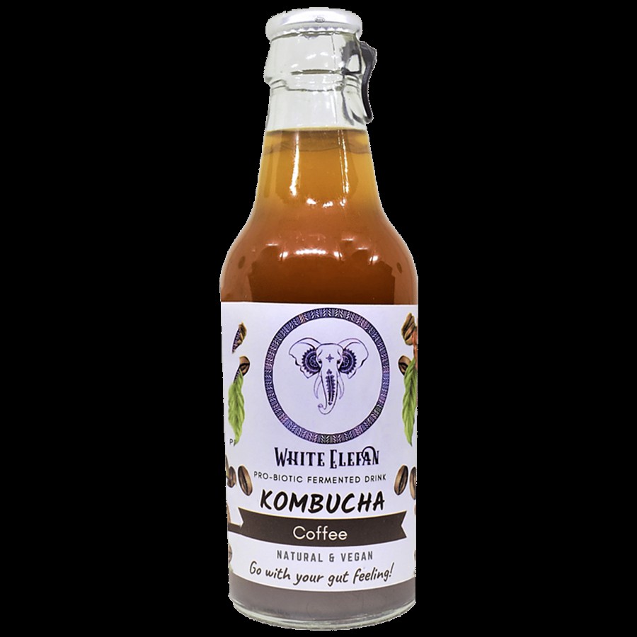 White Elefan Kombucha Coffee - Natural & Vegan