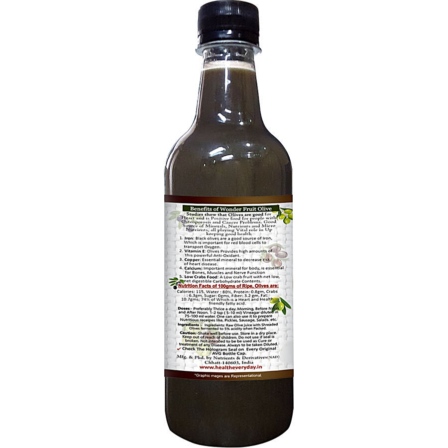 AVG Health Organics Olive Cider Vinegar