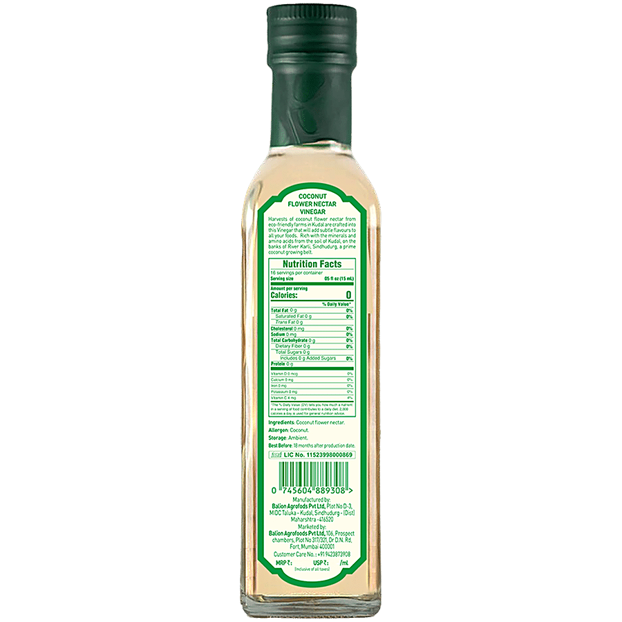 Balion Coconut Flower Nectar Vinegar