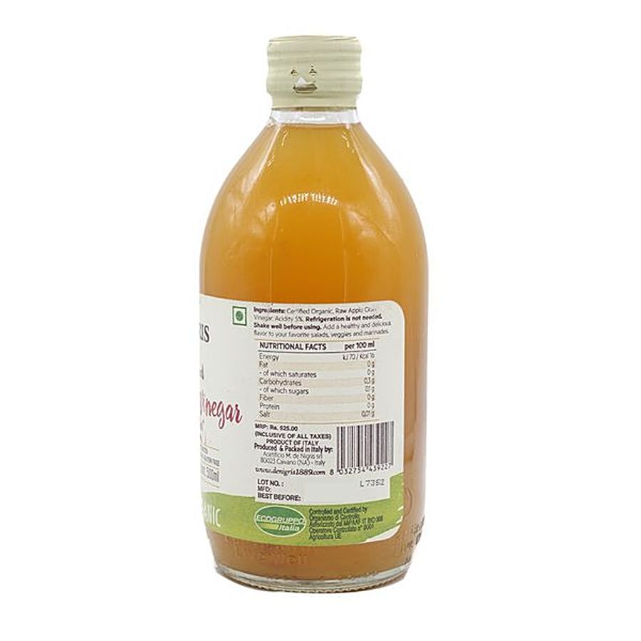 De Nigris Organic Apple Cider Vinegar with Mother