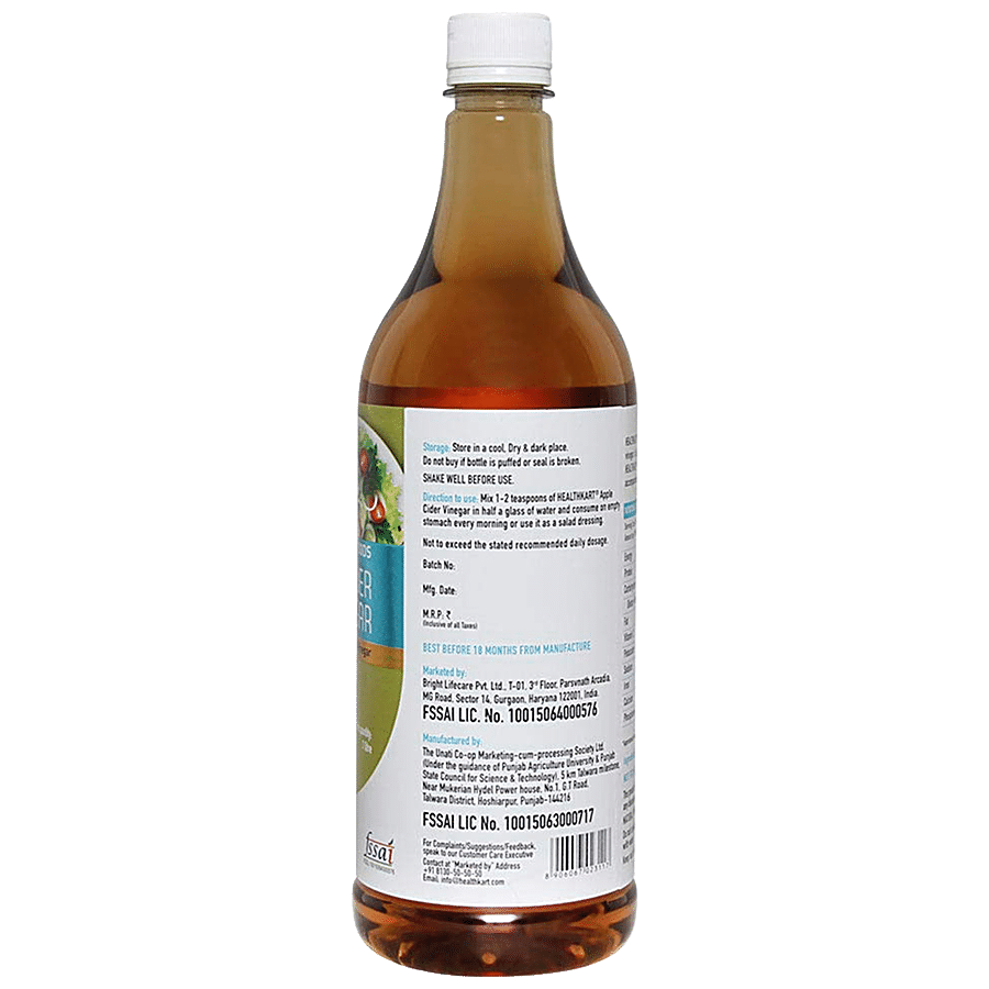 HealthKart Vinegar - Apple Cider Natural