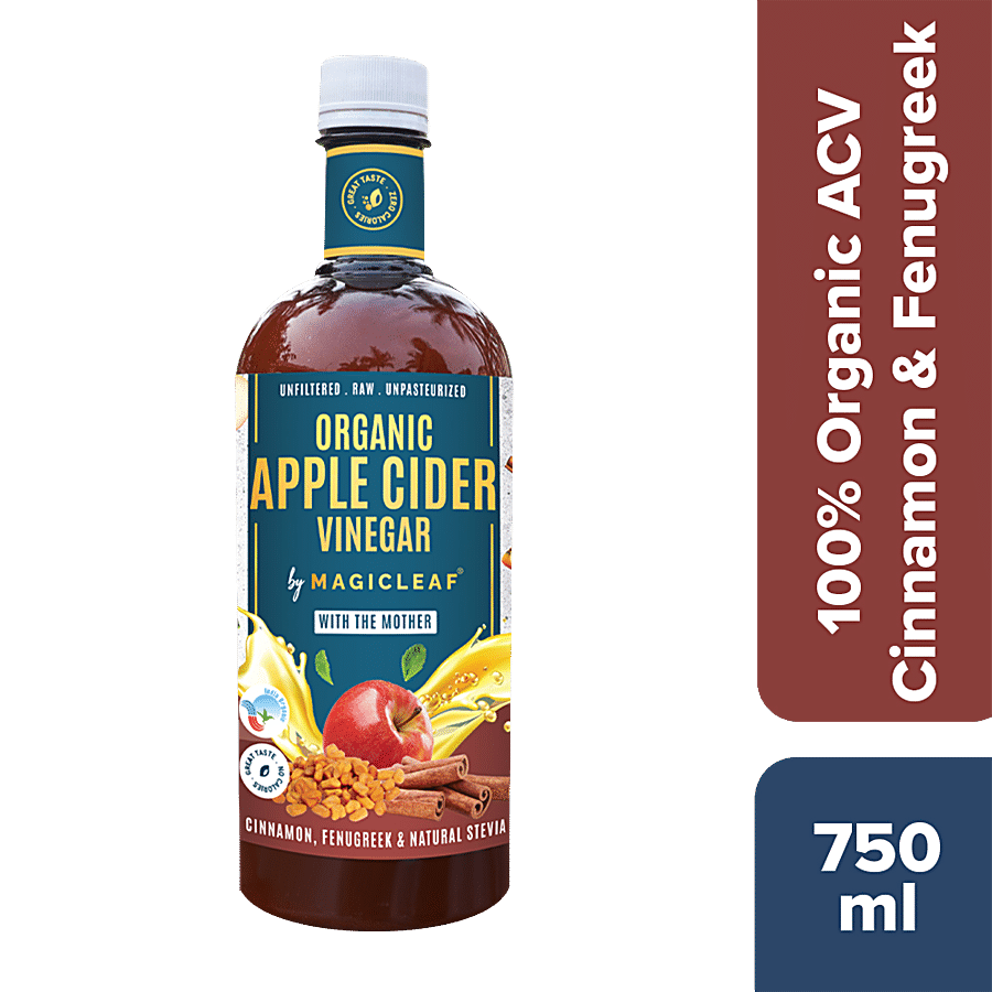 Magicleaf Organic Apple Cider Vinegar With Mother - Cinnamon