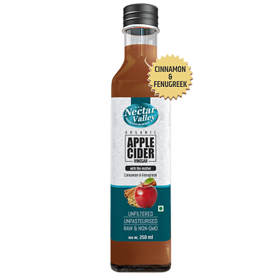 Nectar Valley Apple Cider Vinegar With Mother - Cinnamon & Fenugreek