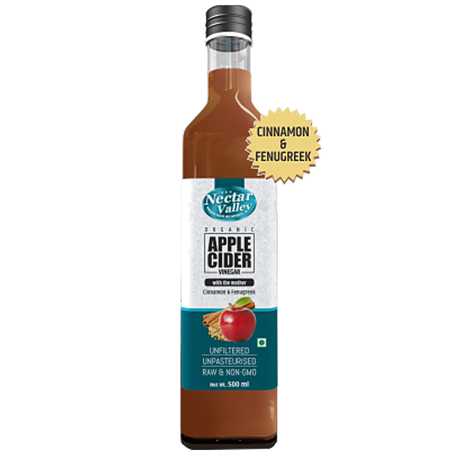 Nectar Valley Apple Cider Vinegar With Mother - Cinnamon & Fenugreek