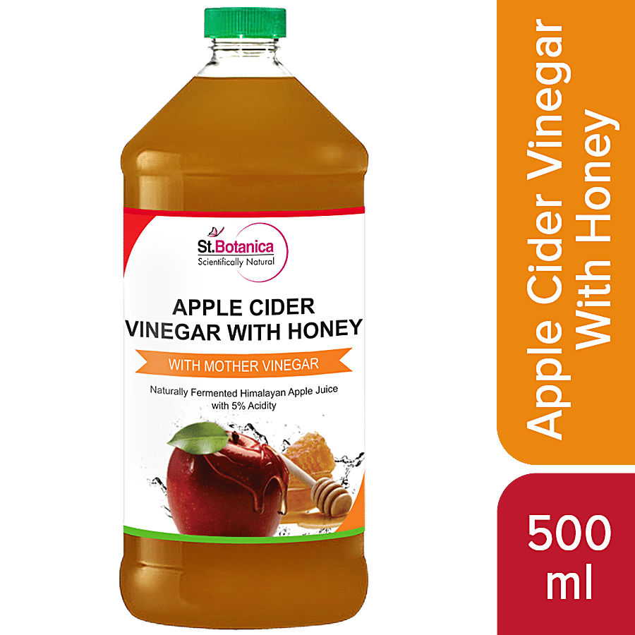 StBotanica Apple Cider Vinegar - With Mother Vinegar & Honey