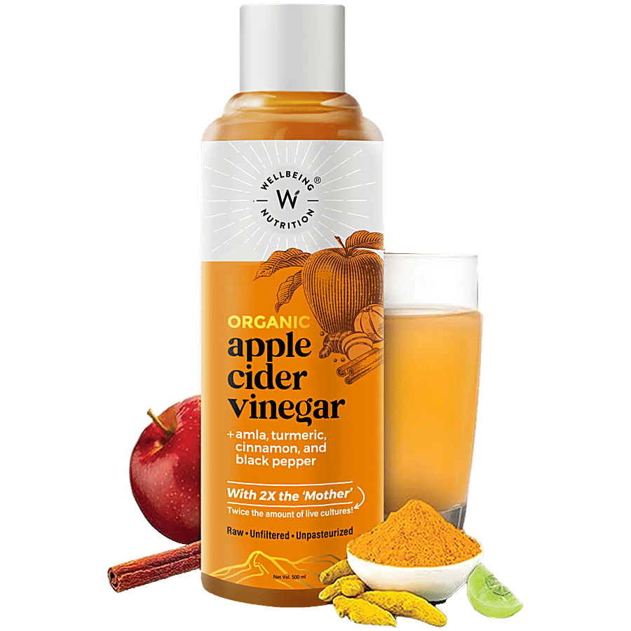 Wellbeing Nutrition Organic Apple Cider Vinegar With Amla