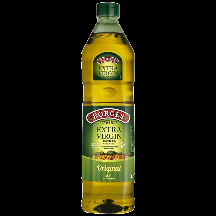 BORGES Original Extra Virgin Olive Oil 1 L + Almonds - Blanched & Peeled 400 g