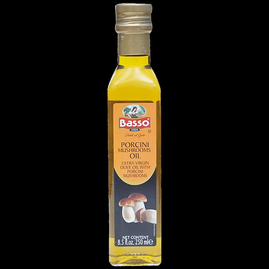 Basso Extra Virgin Olive Oil - With Porcini Mushrooms