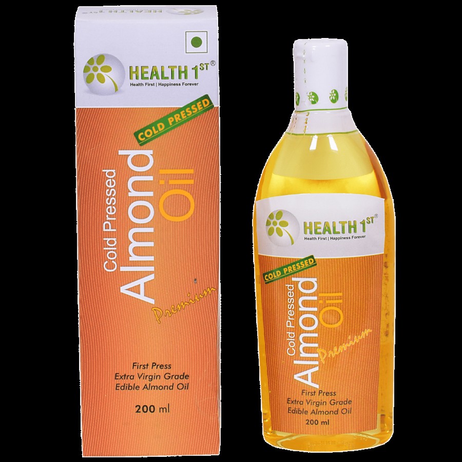 Health 1st Almond Oil - Cold Pressed